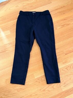 LOFT Sutton Skinny Dress Pants in Black